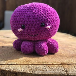 Crochet Amigurumi Stuffed Octopus