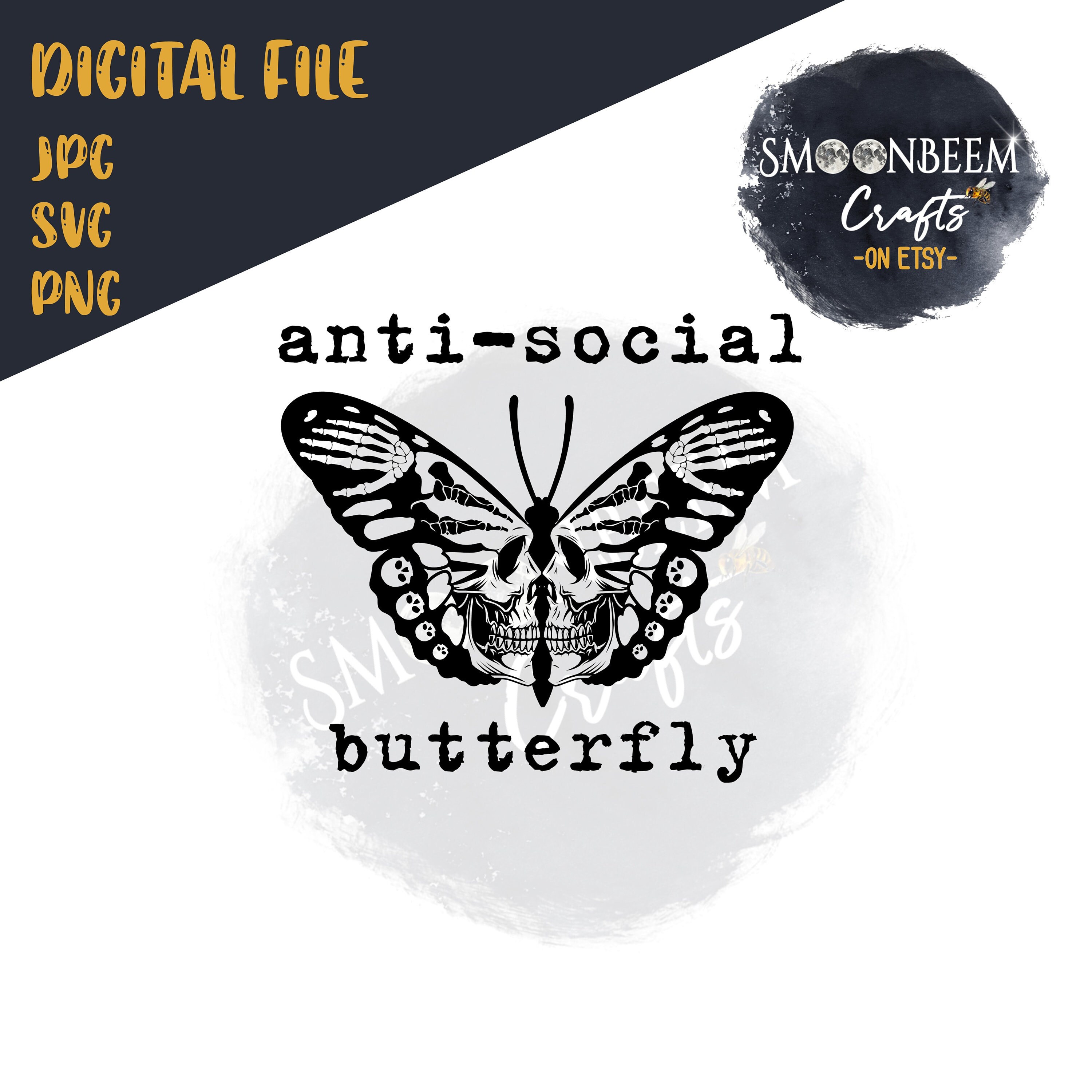 Free Free 243 Antisocial Butterfly Svg SVG PNG EPS DXF File