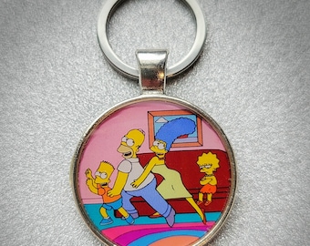 You Don't Win Friends with Salad Simpsons Pendant Keychain