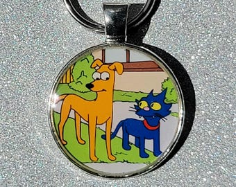 Which One of You Is the Mailman Simpsons Pendant Keychain
