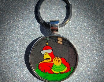 The Goggles Do Nothing! Simpsons Pendant Keychain