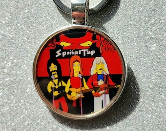 Spinal Tap Simpsons Keychain Pendant