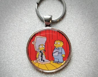Lisa Simpson Ralph Wiggum Floreda Idaho Pendant Keychain