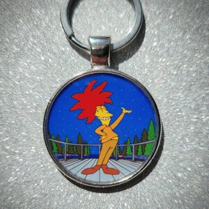 Sideshow Bob Cape Feare Pendant Keychain
