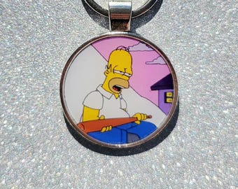 Homer Sugar Keychain Pendant