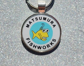 Matsumura Fishworks Mr. Sparkle Simpsons Pendant Keychain