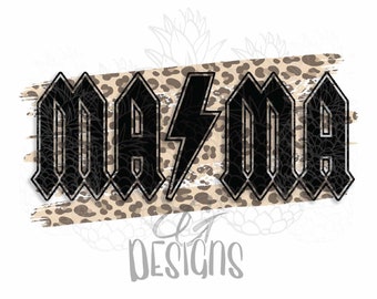 Download Acdc Leopard Mama Etsy