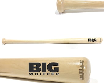 Bate de béisbol Whiffer de madera maciza natural para niños, regalo de jugador de béisbol, bates de béisbol para la escuela superior, regalo único de bate de béisbol para él
