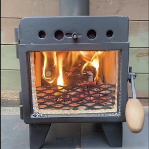 Square - Wood burning stove