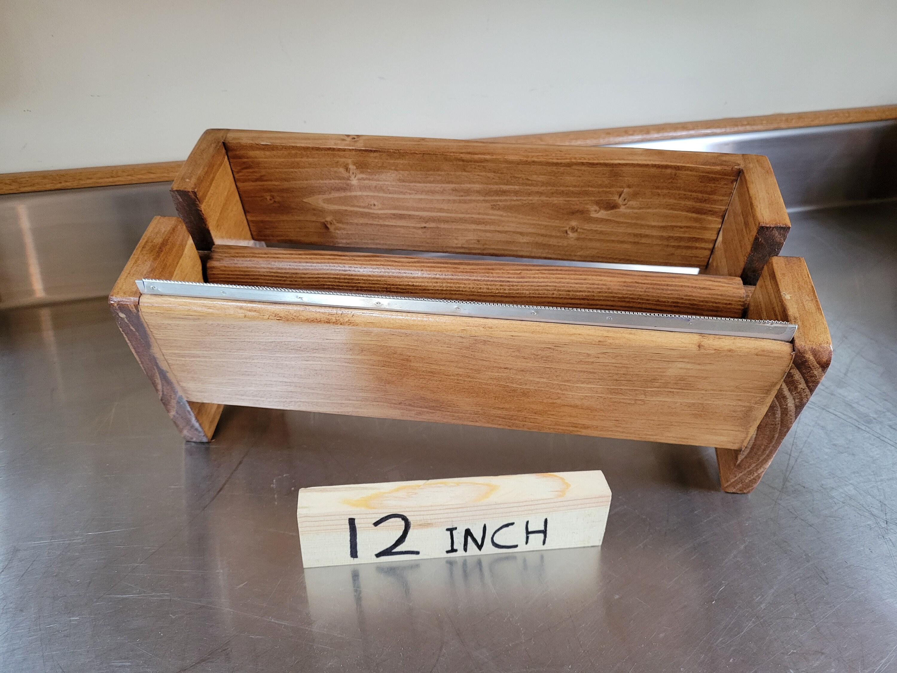 Handmade Wood Dispenser for 12 inch film wrap Etsy