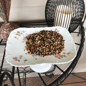 Vintage White Bird Feeder