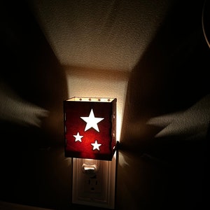 Wood Star Night Light