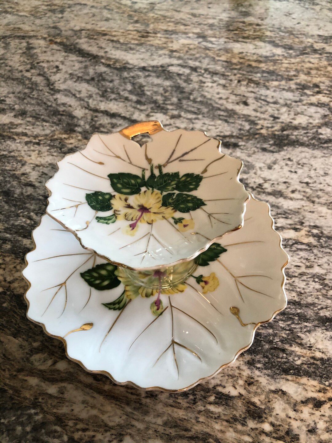 Vintage Candy Dish / Tiered Tray Etsy UK