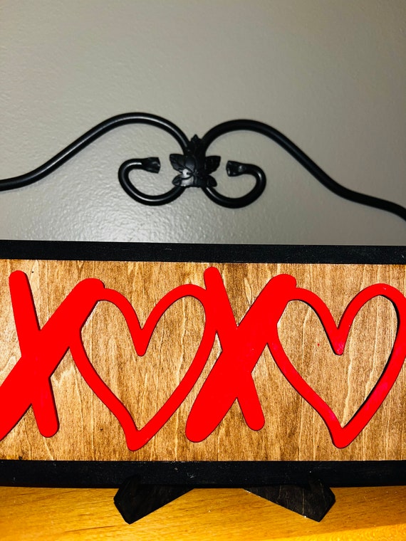 XOXO 木製サイン - Etsy 日本