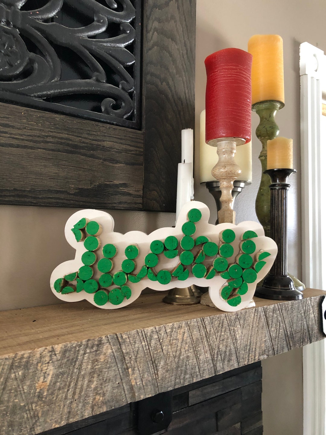 Luck Cork Lucky Cork Sign - Etsy
