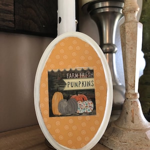 Cute Farm Fresh Pumpkin Sign