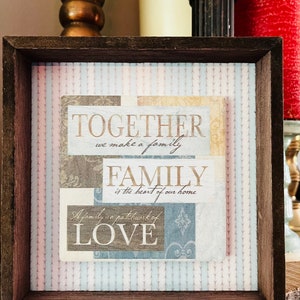 Wood Family Sign