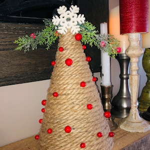 Large Twine Snowflake Tree