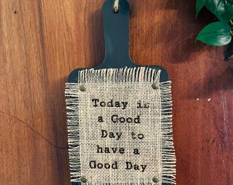 Panneau en bois Good Day