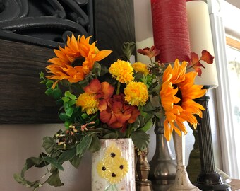Florero Vintage Girasol