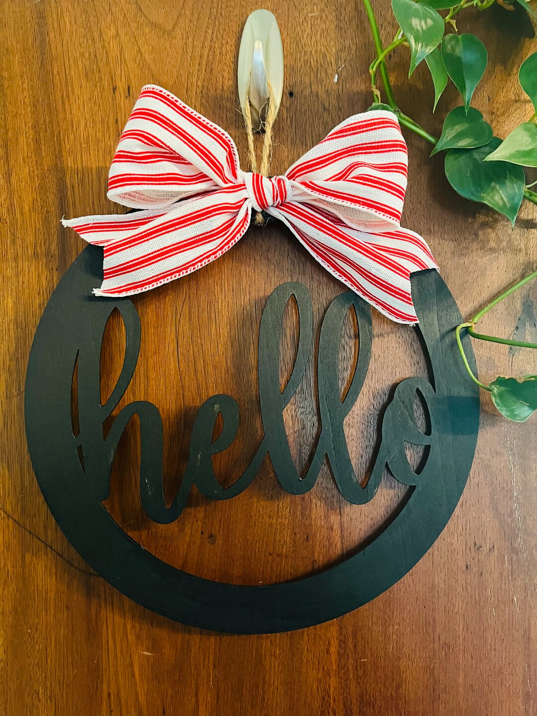 Wood Hello Sign - Etsy