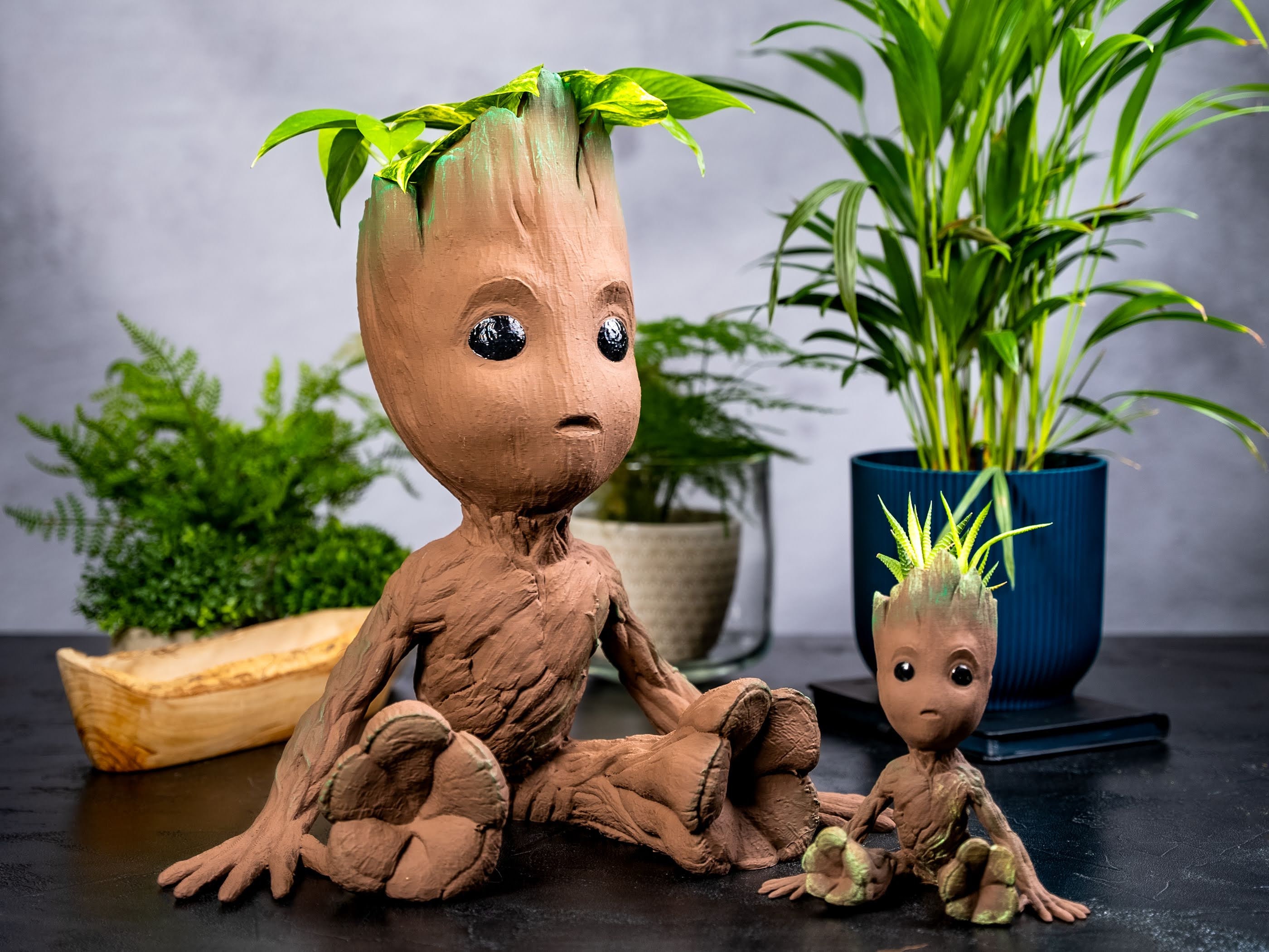 Baby Groot Blumentopf, Baby Groot Actionfigur
