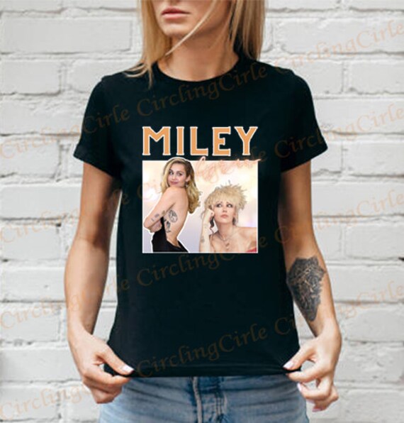 miley cyrus t shirt etsy