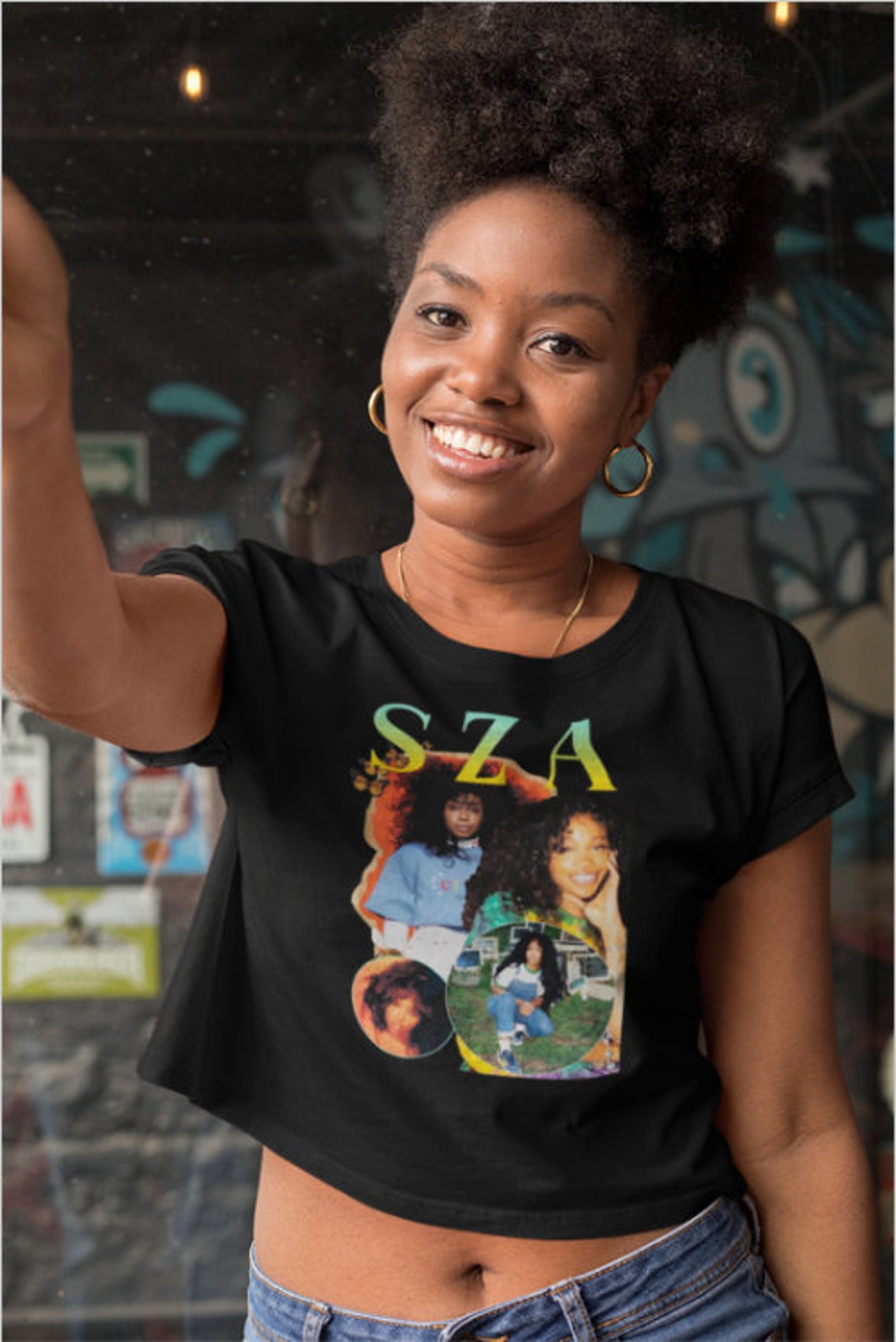 SZA Shirt Bootleg Tee Black Vintage Style T-Shirt | Etsy