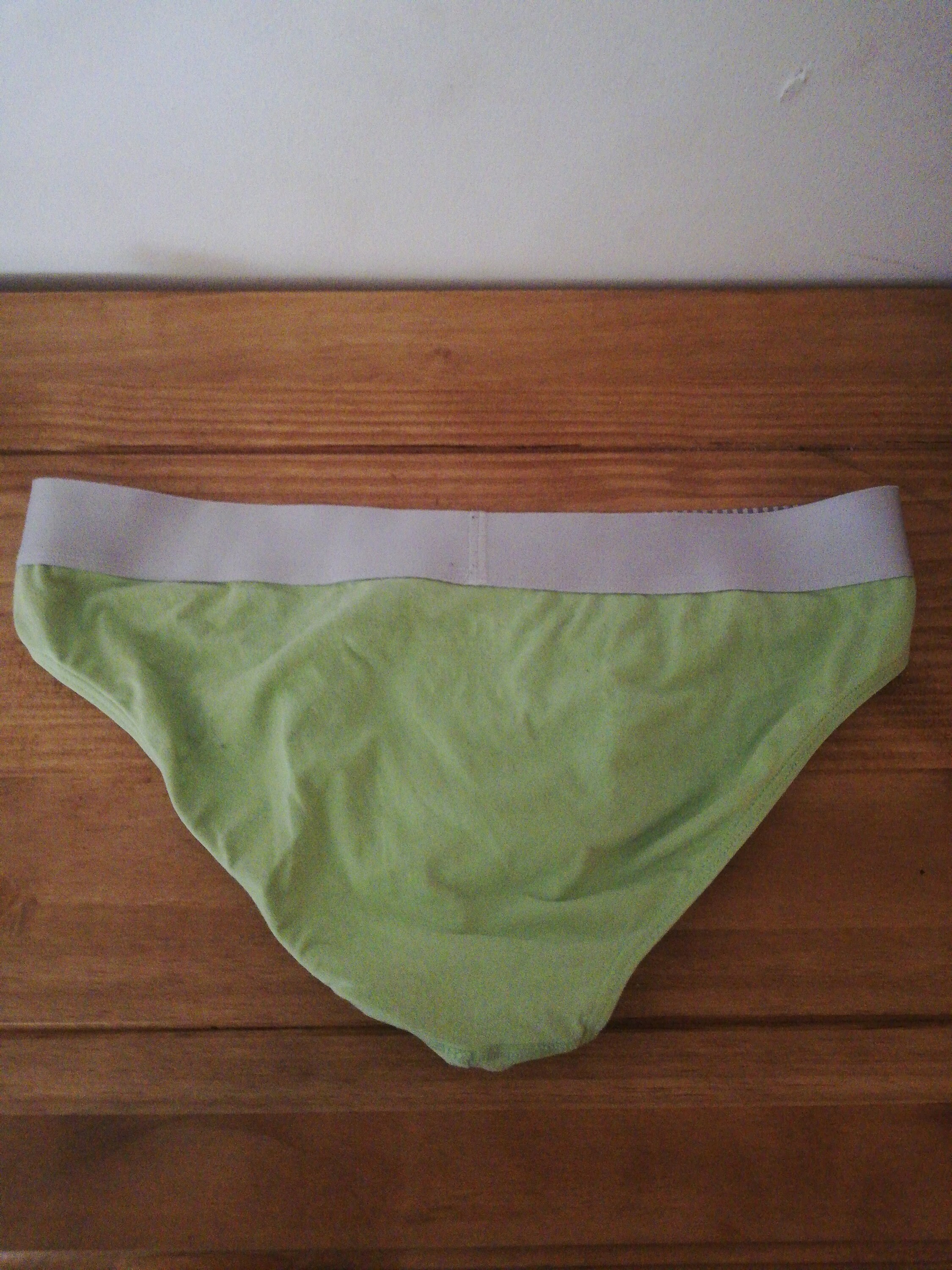 Mens Lime Green BOX used Briefs / Underwear Etsy