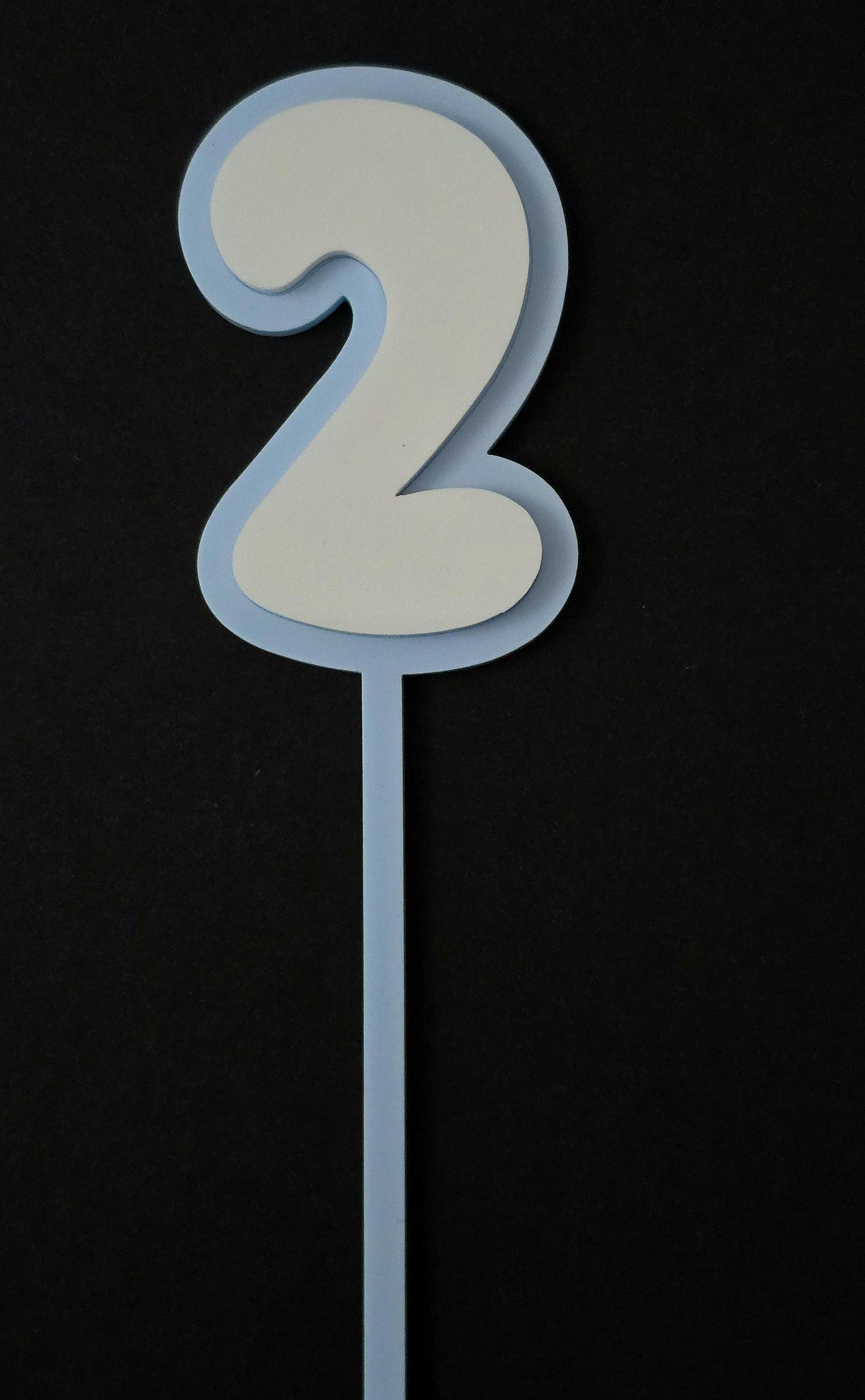 Bluey Bingo Inspired Acrylic Cake Topper & Charms