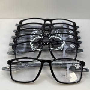 6 Pack Men Women Multifocus No Line Progressive Reading Glasses Multifocal Readers