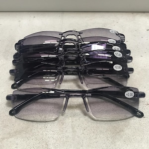 6 Pack Mens Womens Unisex Rimless Blue Light Blocking Reading Glasses Lightweight Readers