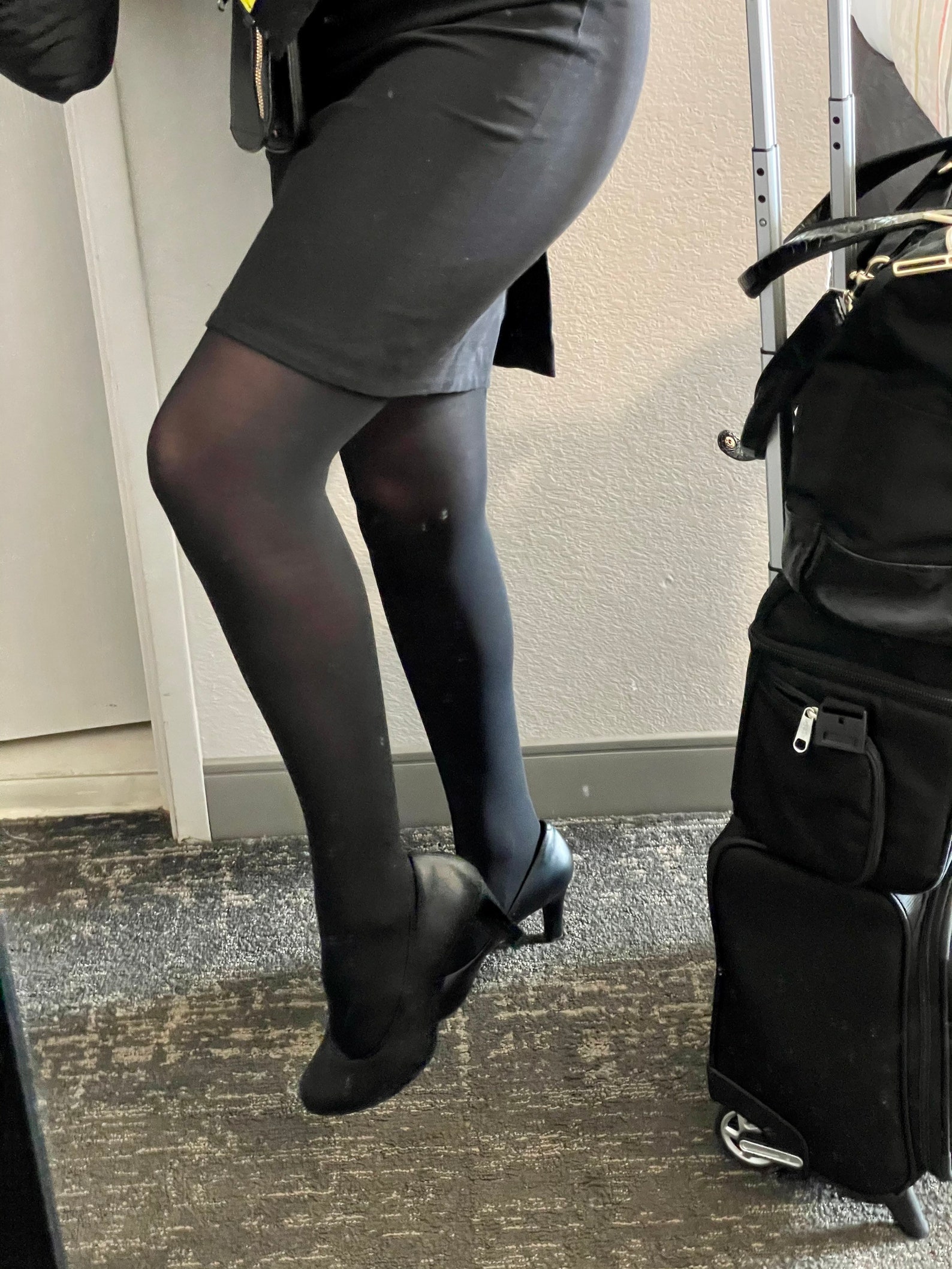 Used Flight Attendant Stewardess Stockings Pantyhose Etsy