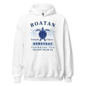 Roatan Honduras Caribbean Sea unisex hoodie/Men&#39;s Roatan shirt/women&#39;s Roatan sweatshirt/Roatan souvenir long sleeve beach apparel