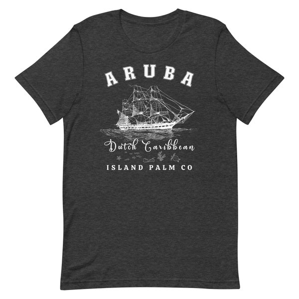 Aruba Dutch Caribbean unisex t-shirt/Aruba cruise shirt/Aruba men's pirate ship sea shirt/Aruba Caribbean women's tee/Aruba souvenir top