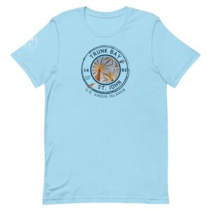Trunk Bay St John Unisex t-shirt/men's St John tee/Trunk Bay tee/St John souvenir tee/USVI tee/Virgin Islands sea shirt/St John VI gift