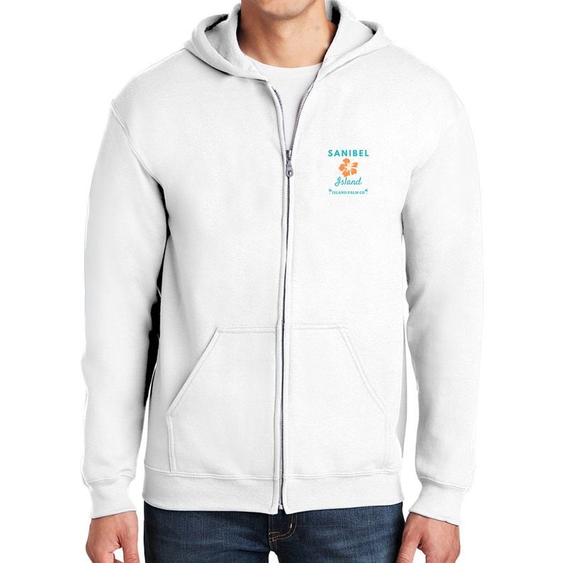 Sanibel Island Florida Heavy Blend Full-zip Hooded Sweatshirt/sanibel ...