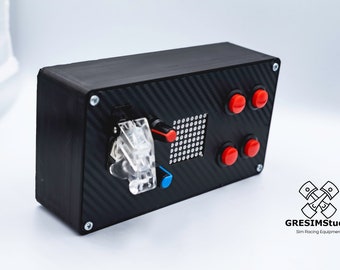 PC USB 28 Functions Button Box for Sim Racing Flight