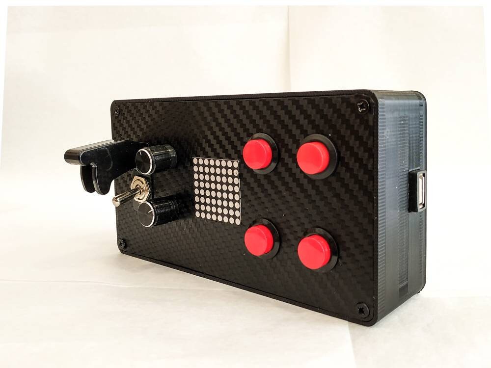Pc Button Box With Led Matrix Shift Indicator for Sim Racing - Etsy