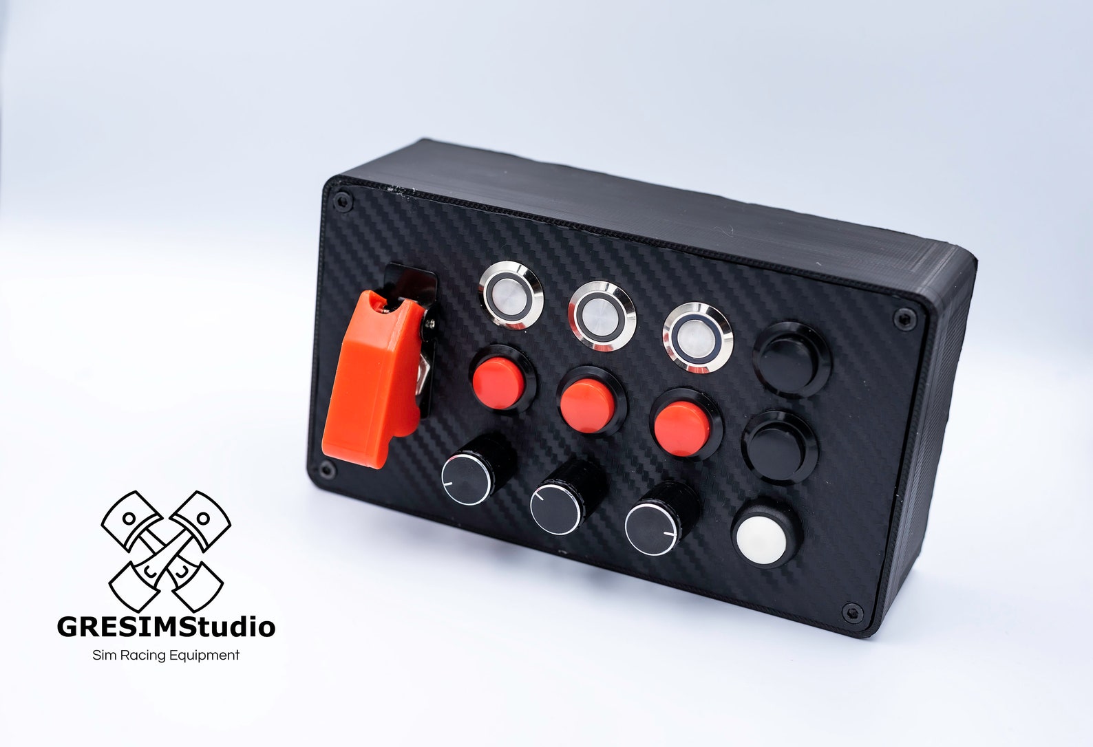 PC Button Box 19 Functios for Sim Racing With Fanatec Mount - Etsy