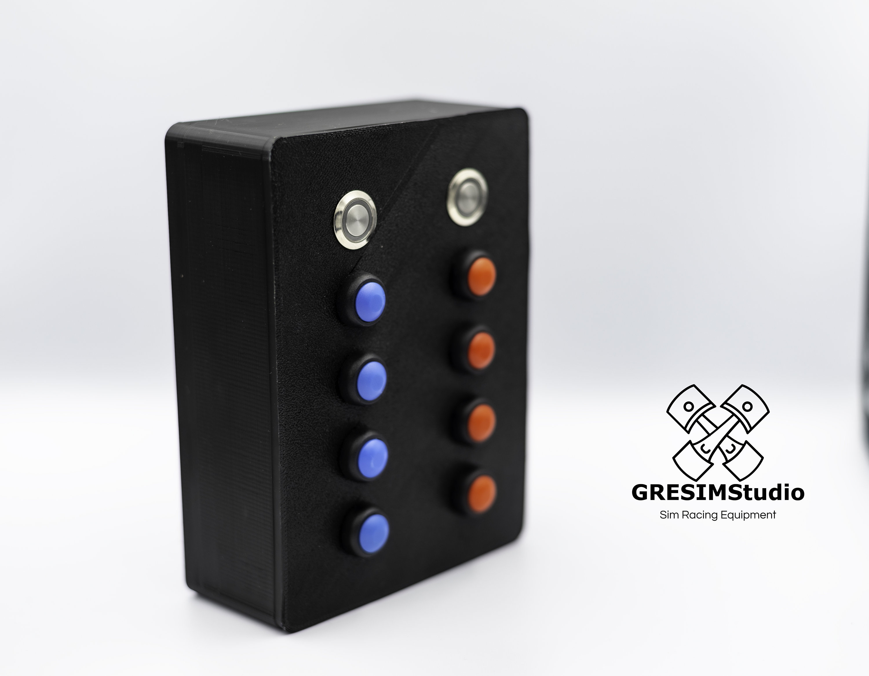 PC BUTTON BOX With 10 Functions for Sim Racing,truck Sim or Flight Sim ...