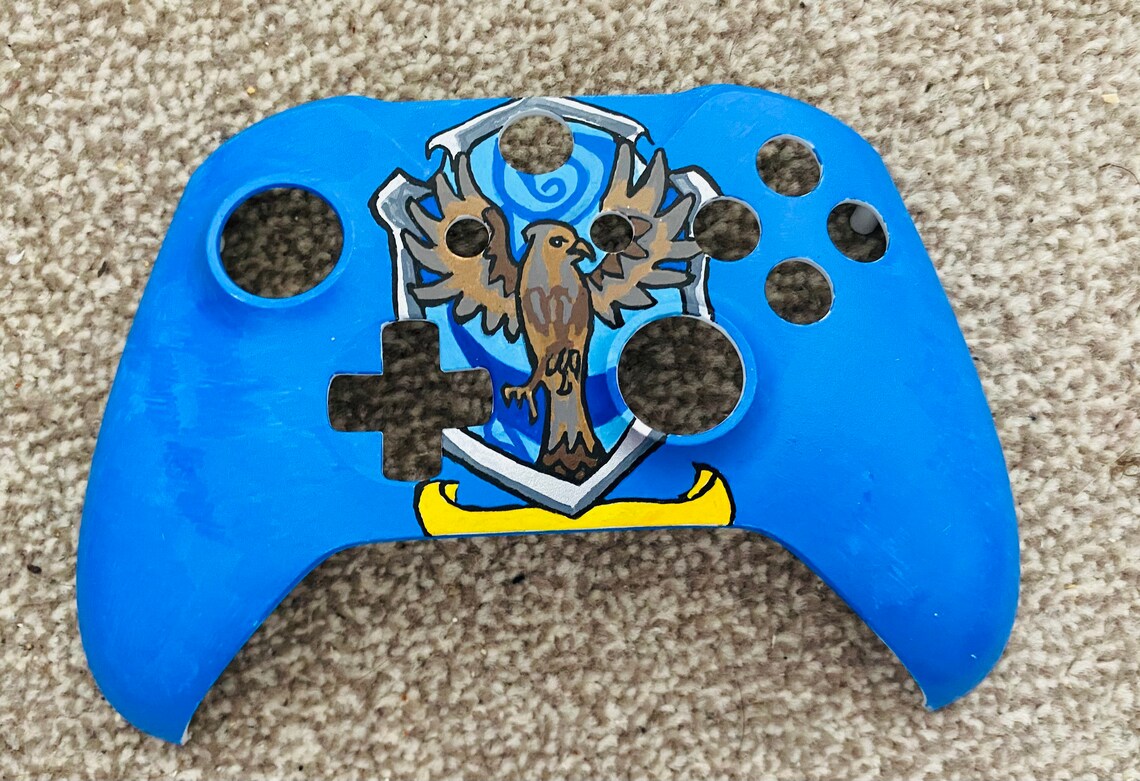 Ravenclaw Hand Painted Custom Controller Faceplate Xbox One Etsy