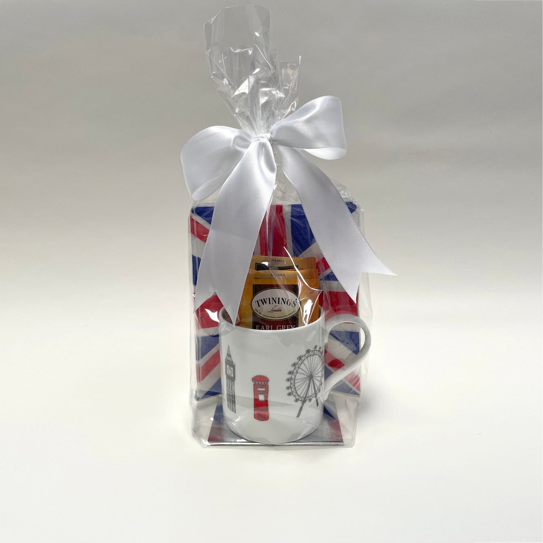 London Skyline Mug, Twinings Earl Grey Tea and British Flag