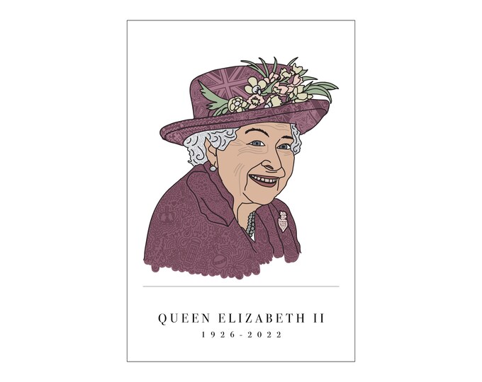 Queen Elizabeth II, British Royal Family Print