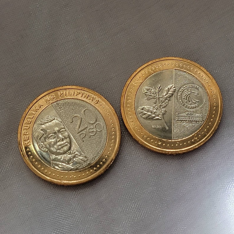 20 Peso Genuine Philippine Coin Original, 1 Pc, Coin Collector's Item ...