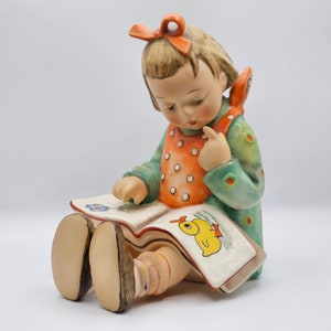 M.I. Hummel Book Worm Bookend Girl Made in West Germany