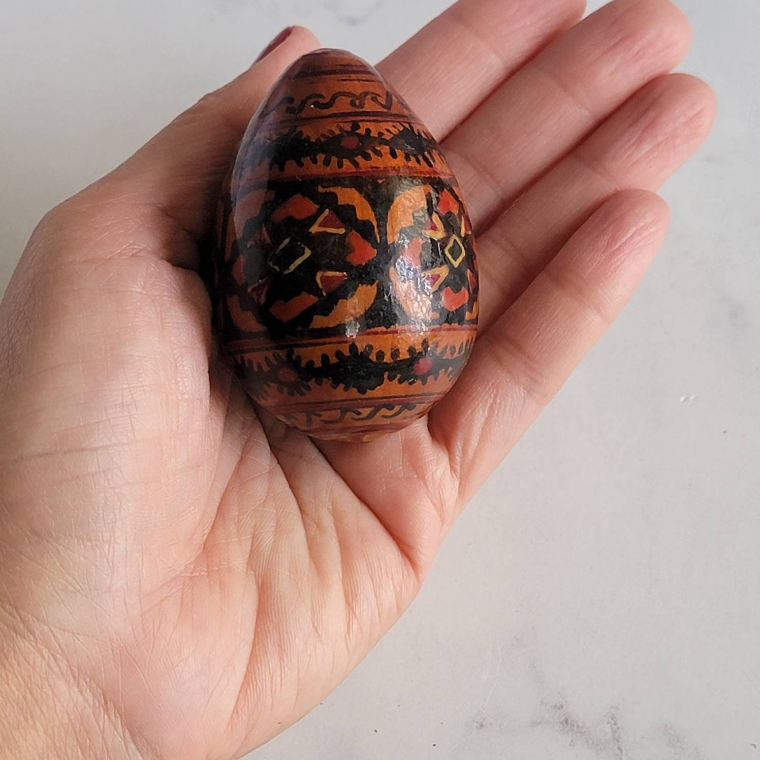 Pysanka Ukrainian Easter Egg Handmade, Hand Painted, 3" - Etsy