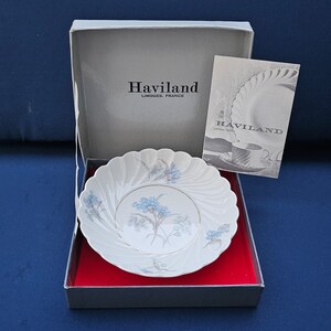 Vintage Genuine Haviland Limoges Small Dish Mini Plate Saucer - Signed by Franklin Haviland