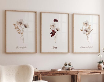 Dhikr Poster, Zikr Image, Islamic Poster | Islamic Art | Islamic Wall Art | Alhamdulillah | Subhanallah, Allahu Akbar | Islamic Wall Art