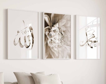 Simay 3-Piece Poster Set | Islamic Wall Art | Islamic Posters and Decor | Islamic Art and Gifts | Islamic Wall Art Decor | Wall Art Islam